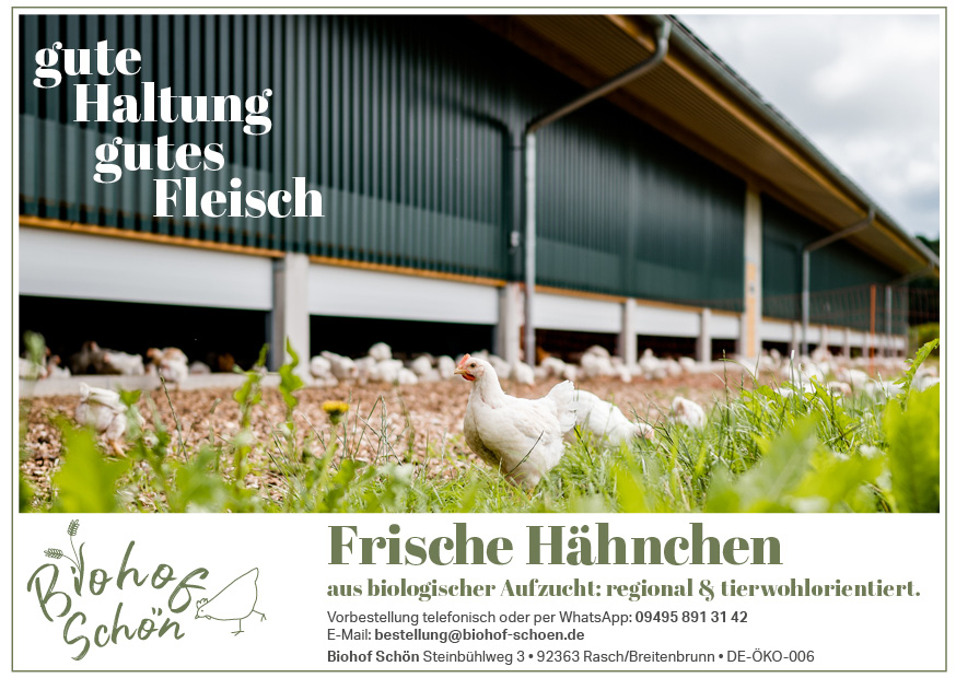 regionale Bio-Hähnchen